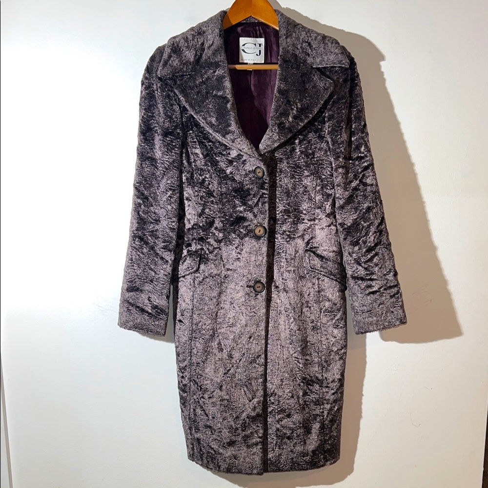 Cavalli Jeans Vintage Faux Fur Coat